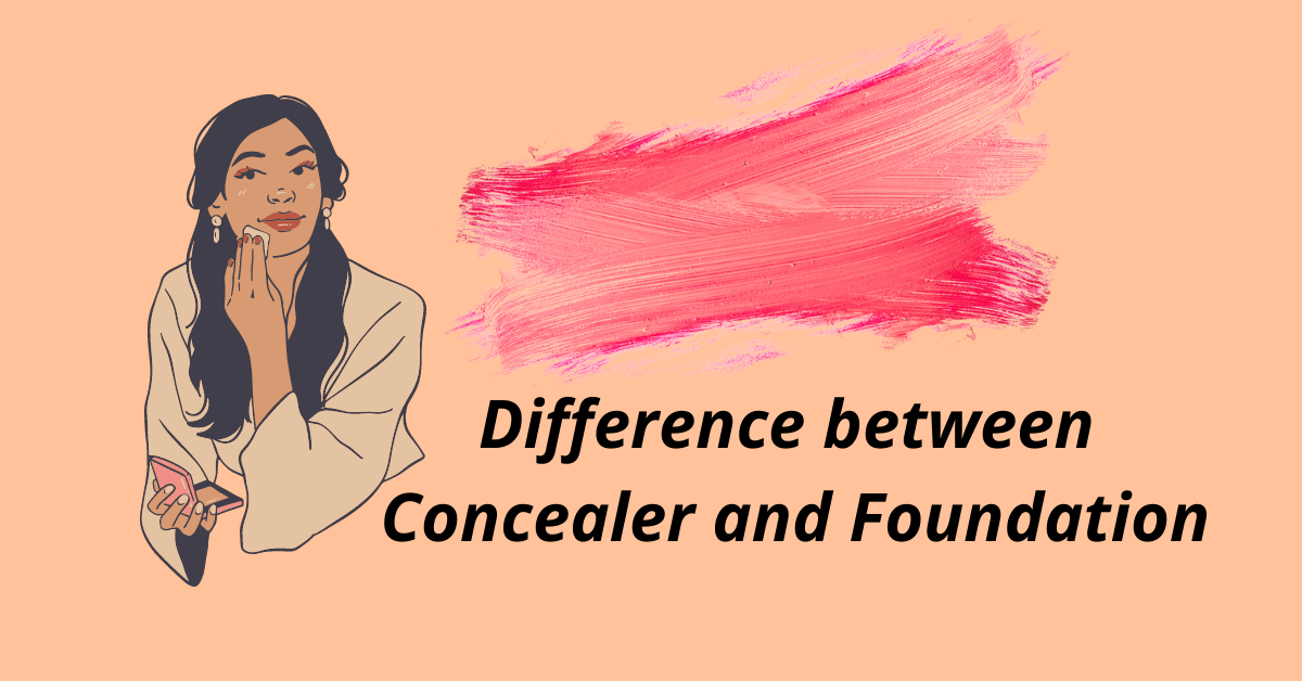 Difference between Concealer and Foundation
