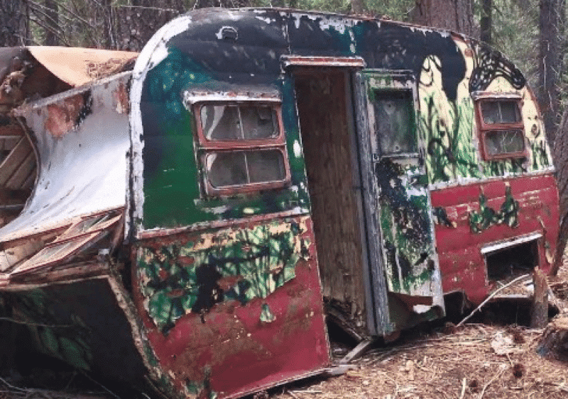 An Old Trailer