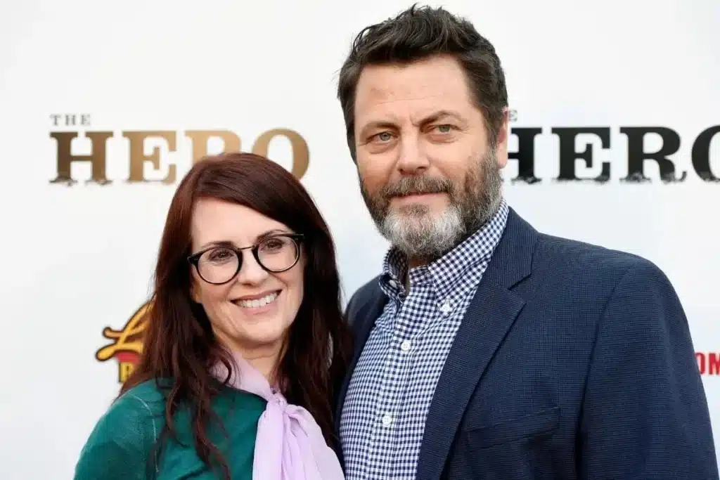 Nick Offerman and Megan Mullally