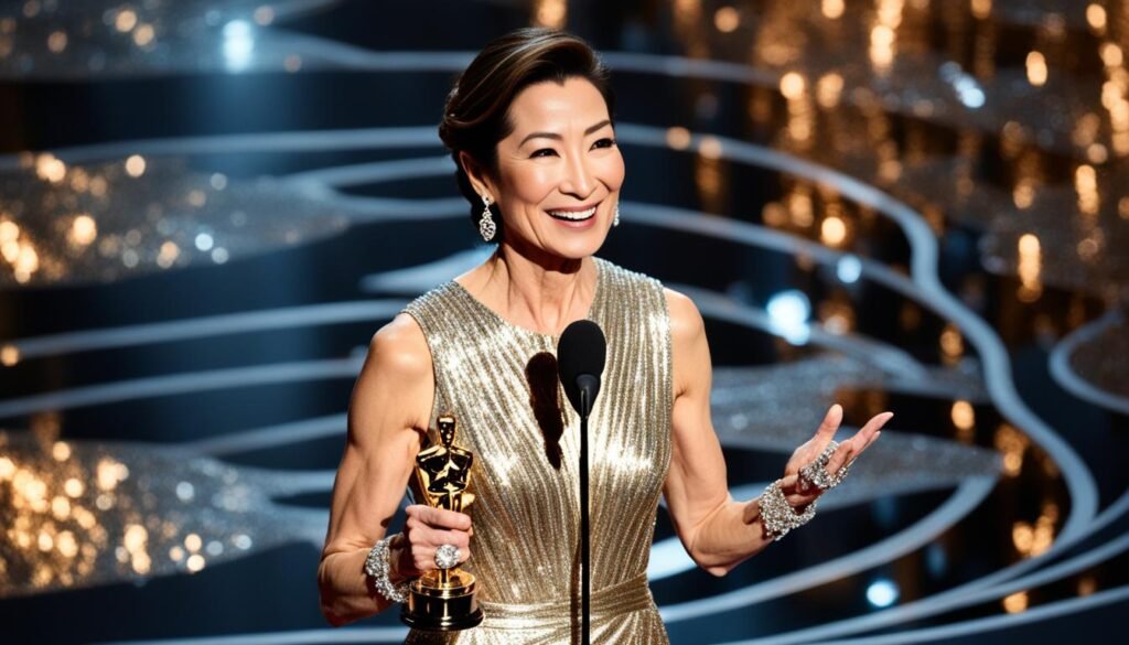 Michelle Yeoh at the Oscars